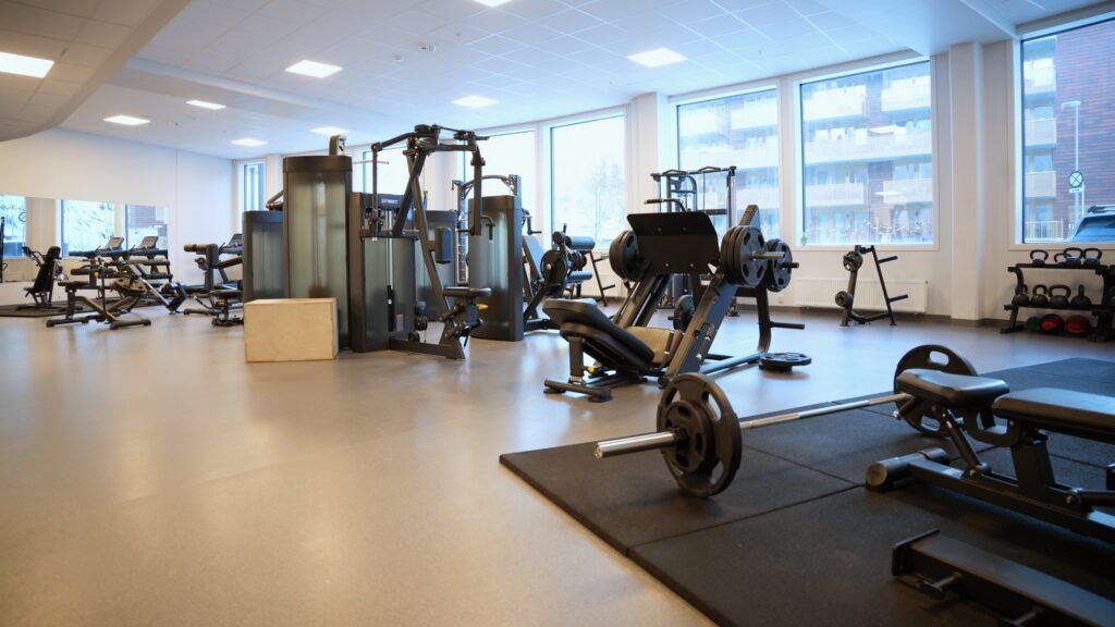 Det finnes også et treningssenter og spinningrom i Velodromen i Asker